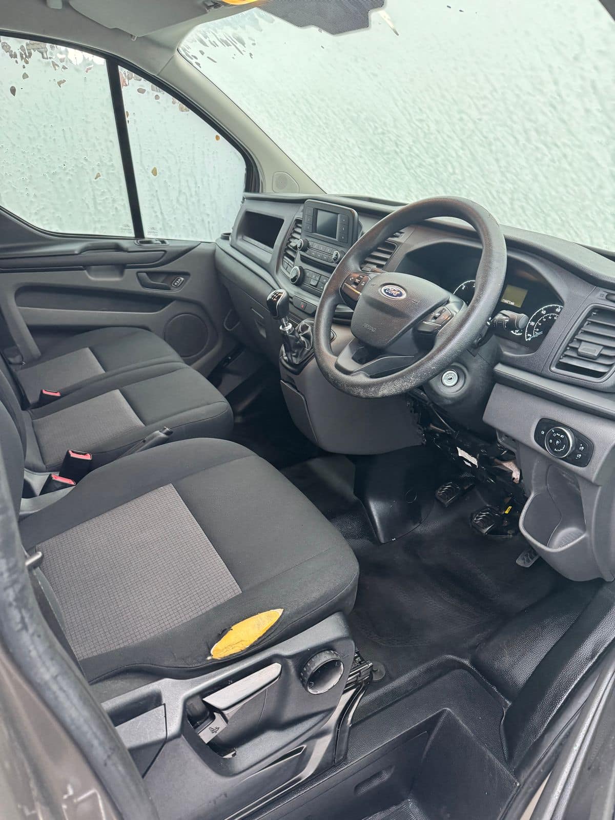 After: the same cab with clean mats, floor and seats